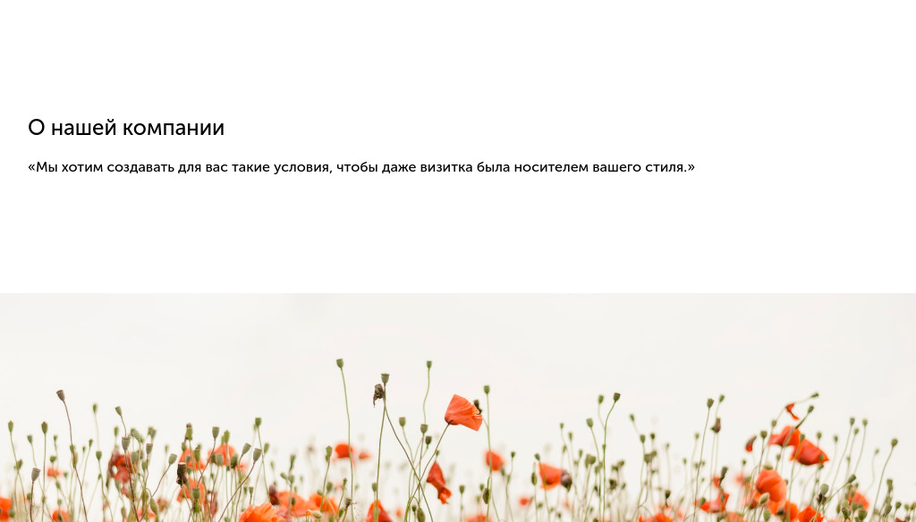 Цитата и широкое фото под ней — блок для сайта, конструктор Fo.ru